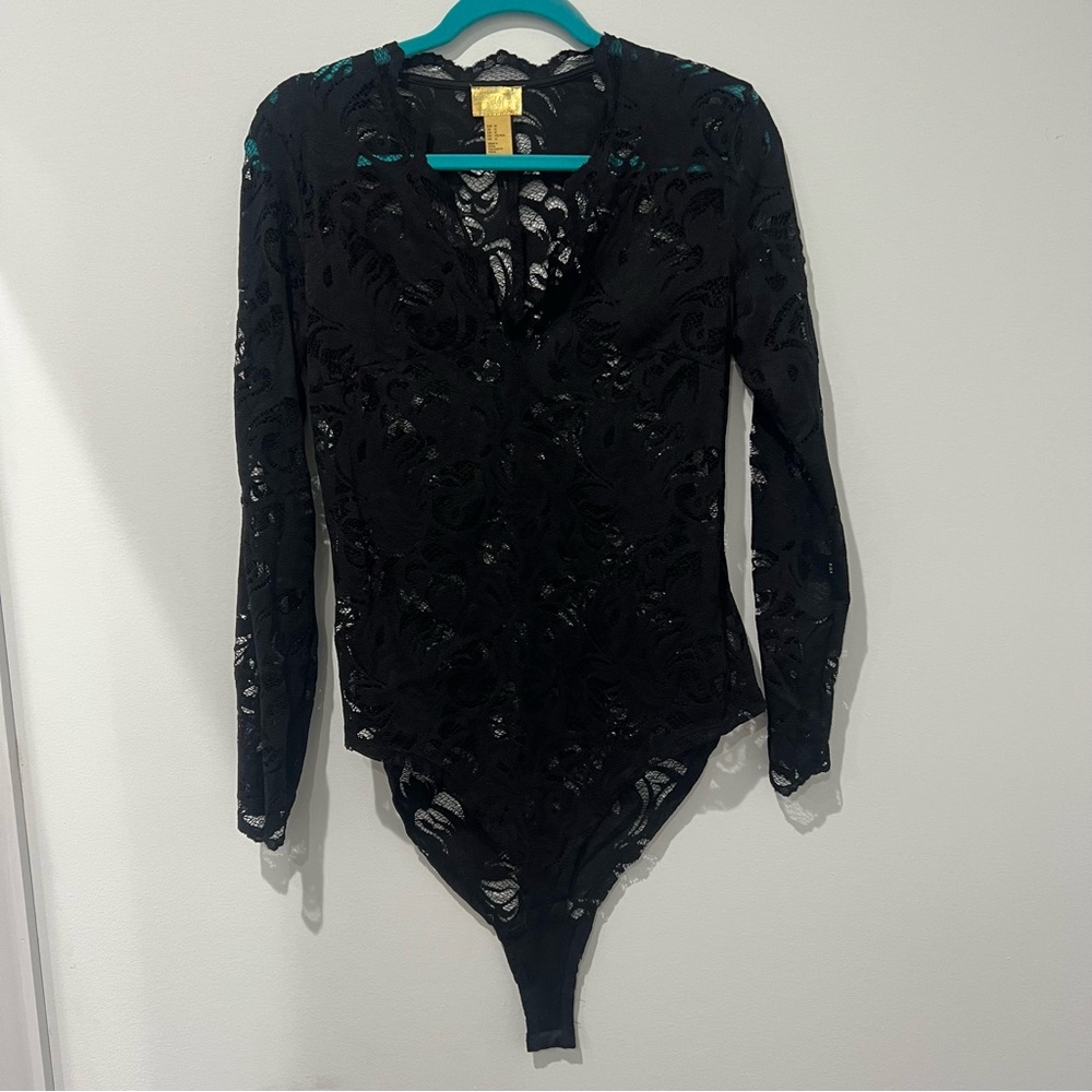 Black Lace Bodysuit